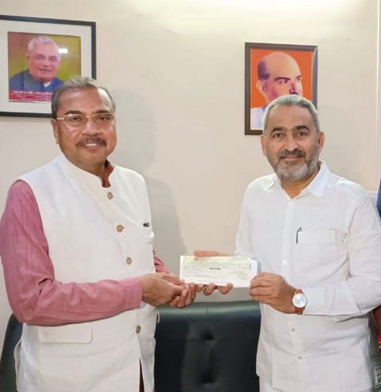 ડૉ.જગદીશ ત્રિવેદીએ PM મોદીનો આભાર માનતો પત્ર અને 11,11,111 રૂપિયાનું દાન મોકલ્યું