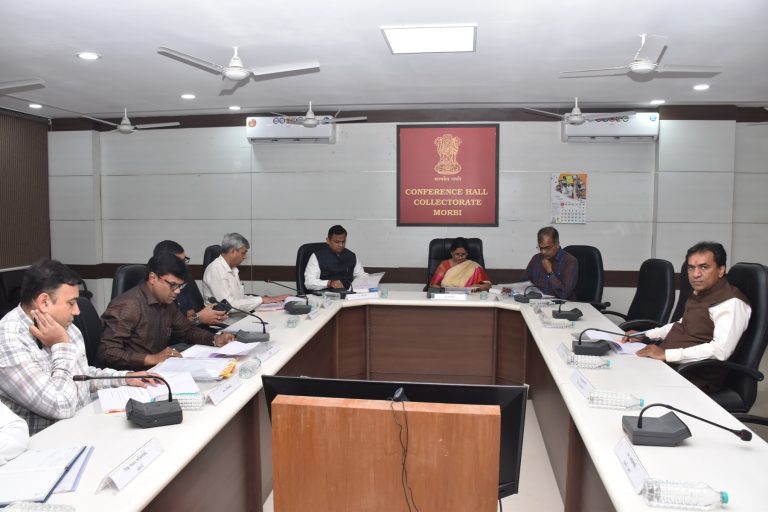 મોરબી  જિલ્લા આયોજન મંડળની વર્ષ ૨૦૨૨૪-૨૫ની બેઠકમાં  રૂ. ૭૫૬.૯૦ લાખના ૨૫૯ વિકાસ કામોને બહાલી અપાઇ