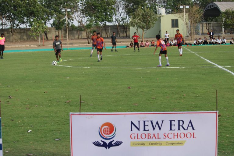 ન્યુ એરા ગ્લોબલ સ્કૂલ દ્વારા GLOBAL FOOTBALL PREMIER LEAGUE નું આયોજન