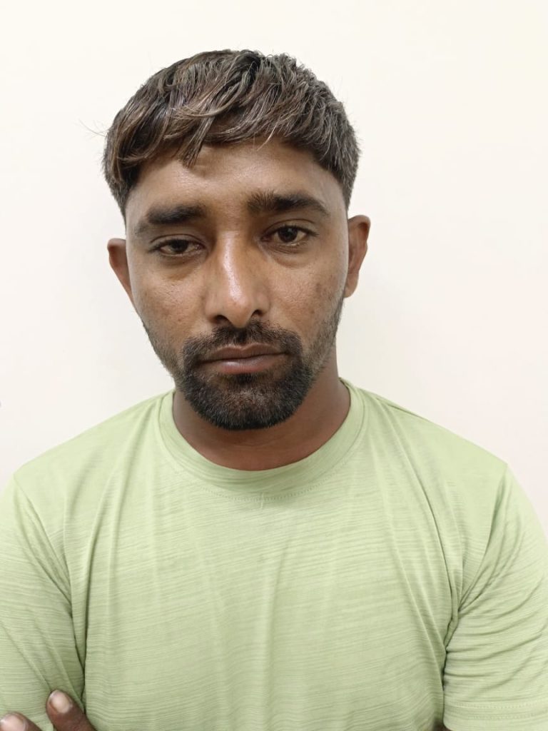 માટેલ રોડ પરથી પિસ્તોલ સાથે એક ઈસમ ઝડપાયો