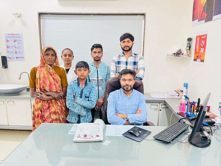 મોરબીઃ સરકારનાં આયુષ્માન યોજના થી બાળકને નવું જીવનદાન મળ્યું.