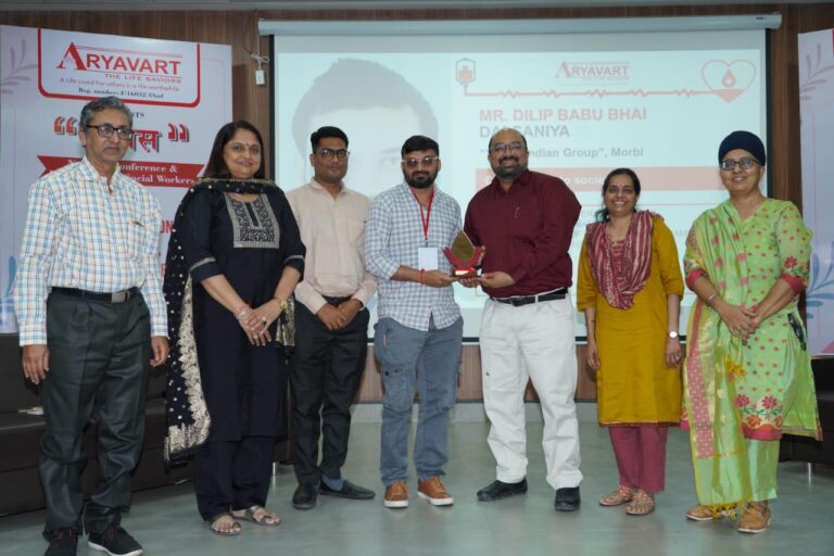 યંગ ઈન્ડિયા ગ્રૂપ ના સભ્યને રાષ્ટ્રીય પરિષદ માં લાઈફ સેવિયર એવોર્ડ થી સન્માનિય કરવા માં આવ્યા